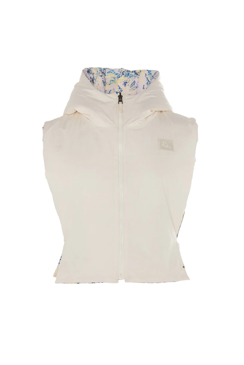 Caille - Capuche réversible déperlante crème